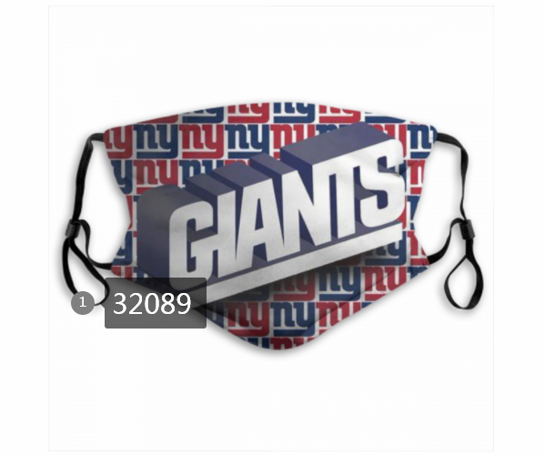 NFL 2020 New York Giants81 Dust mask with filter